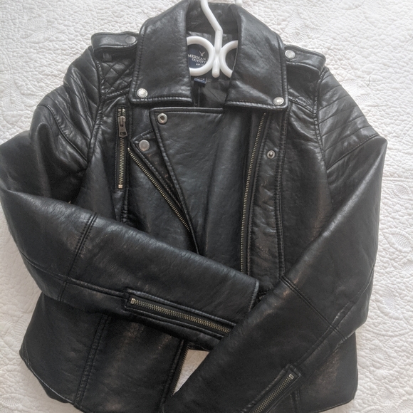 Faux leather jacket - Picture 3 of 4